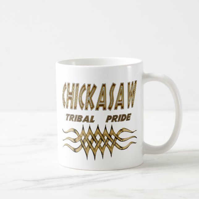 Chicasaw Stammes- Stolz-Tasse Kaffeetasse (Rechts)