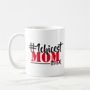 Chicest Mama je Modernes, handgeschriebenes Skript Kaffeetasse
