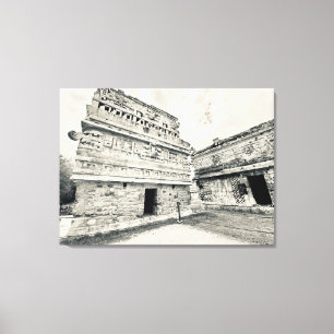 Chichén Itzá: La Iglesia (Die Kirche) Leinwanddruck