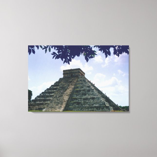 Chichen Itza Leinwanddruck (Vorderseite)