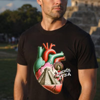 Chichén Itzá Mayapiramide Anatomisches Herz