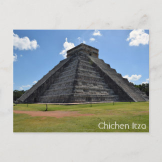 Chichen Itza Mexico Kukulkan Pyramide 7 Wonders Postkarte