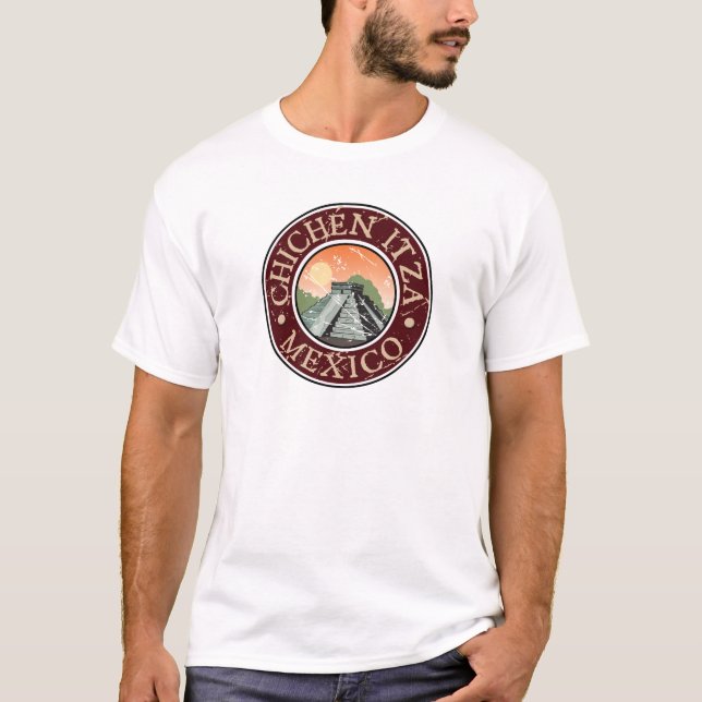 Chichen Itza Mexiko Shirts (Vorderseite)