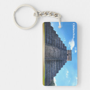 Chichén Itzá Mexiko Souvenir Acryl-Schlüsselanhäng Schlüsselanhänger