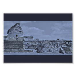 Chichen Itza Observatory Fotodruck