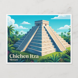 Chichen Itza Piste Mexiko Postkarte