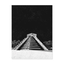 Chichen Itza Pyramide und Nacht