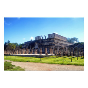 Chichen Itza. Tempelkrieger Fotodruck