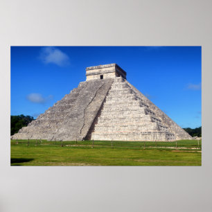 Chichen Itza, Tempelkrieger Poster