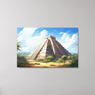 Chichen Itza, toile étirée