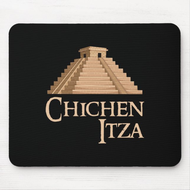 Chichen Itza und Pyramide für sommerliche archäolo Mousepad (Vorne)