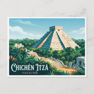 Chichén Itzá Valladolid Mexiko Postkarte