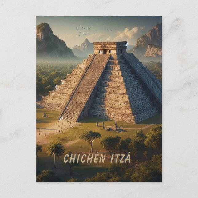 Chichén Itzá Yucatá Mexiko Landschaftsreise Postkarte (Vorderseite)