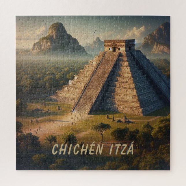 Chichén Itzá Yucatán Mexiko Landschaft Reise (Vertikal)