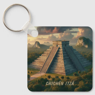 Chichén Itzá Yucatán Mexiko Landschaft Reise Schlüsselanhänger