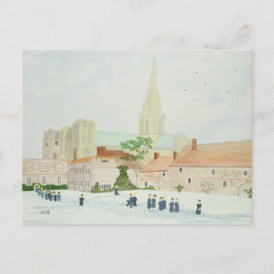 Chichester Cathedral und Visitenchor Postkarte