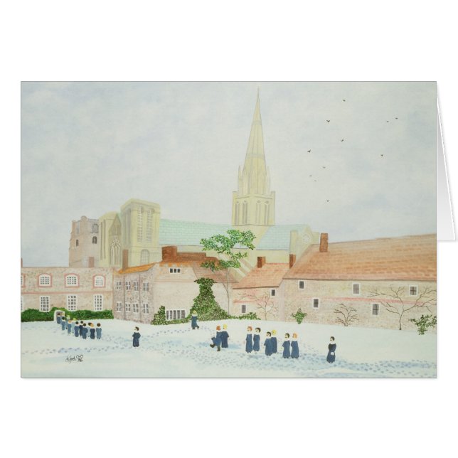 Chichester-Kathedrale und Besuchschor (Vorderseite (Horizontal))
