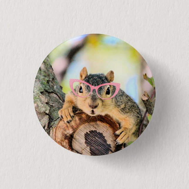 Chichhörnchen Button (Vorderseite)