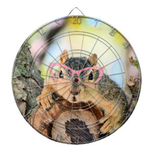 Chichhörnchen Dartscheibe