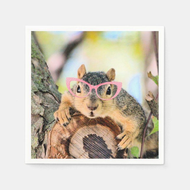 Chichhörnchen Serviette (Vorderseite)