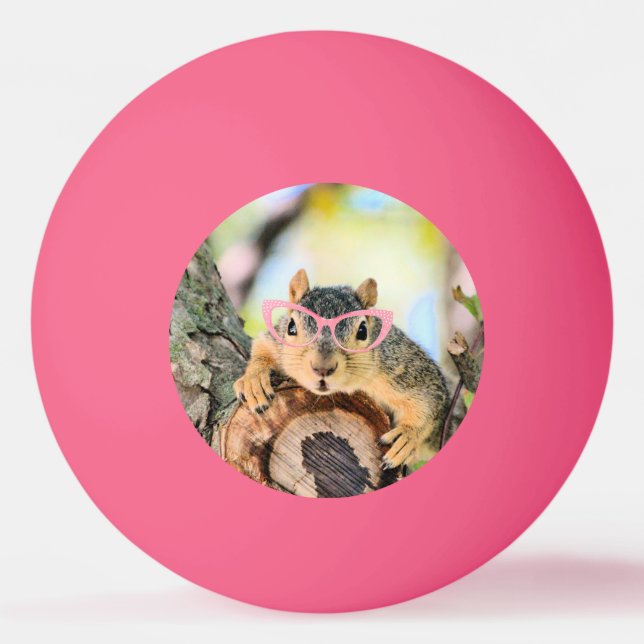 Chichhörnchen Tischtennisball (Vorderseite)