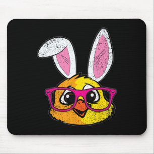 Chick Bunny Oars Niedlicher Farm Frühjahr Mousepad