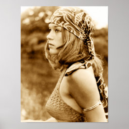 Chick Hippie 1971 - Impression artistique