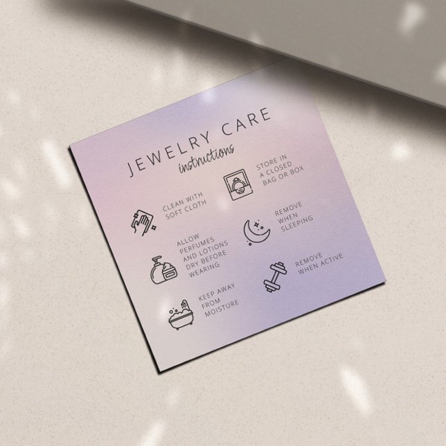 Chick Jewelry Care Instruktionen Business Vielen D Begleitkarte (Von Creator hochgeladen)