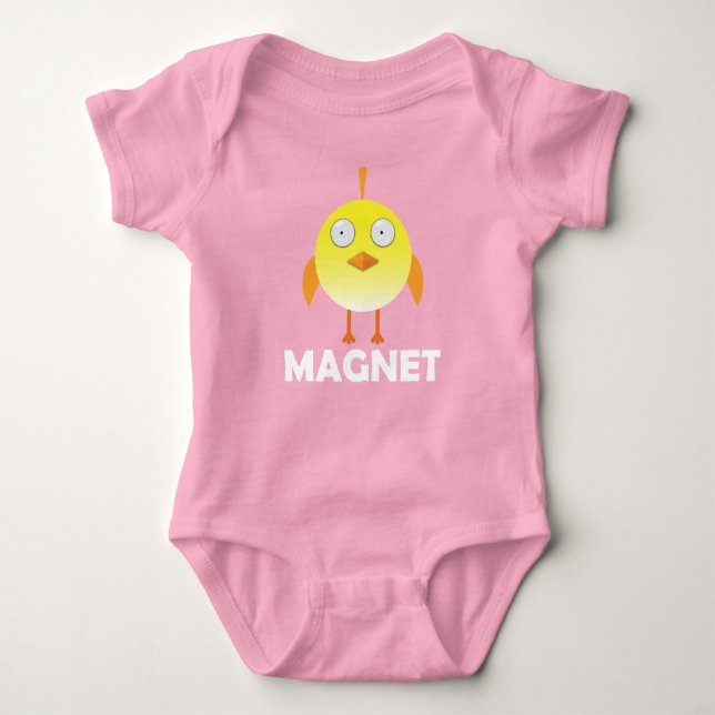 Chick Magnet - Baby Jersey Bodysuit Strampler (Vorderseite)