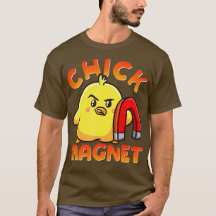 Chick Magnet Funny Halloween Kostüm Magnetic T-Shirt