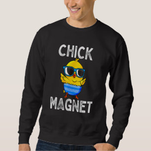Chick Magnet Funny Oster Niedlich Baby Chicken Boy Sweatshirt