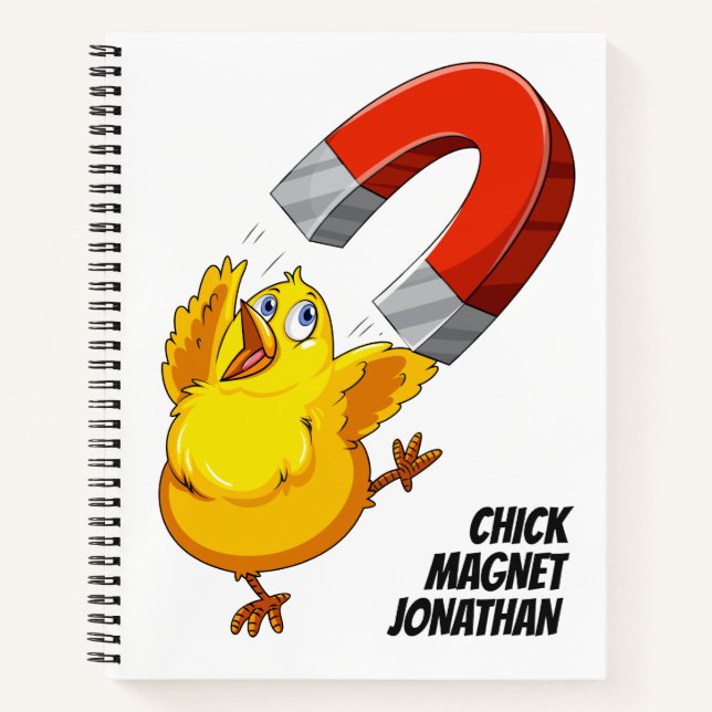 Chick Magnet individuelle Name Notizbuch (Vorderseite)