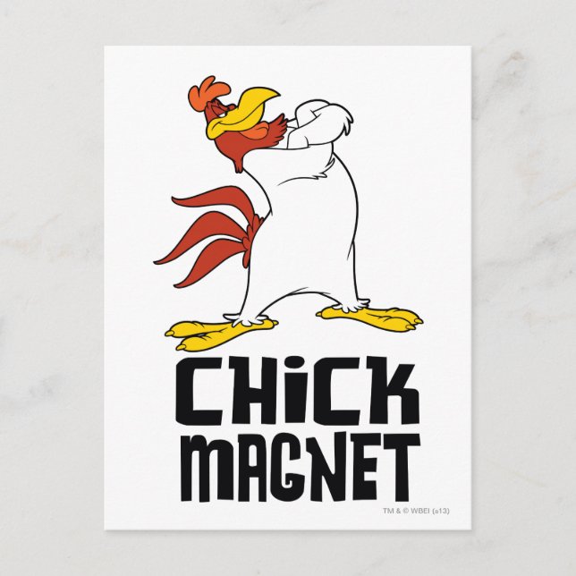 Chick Magnet Postkarte (Vorderseite)