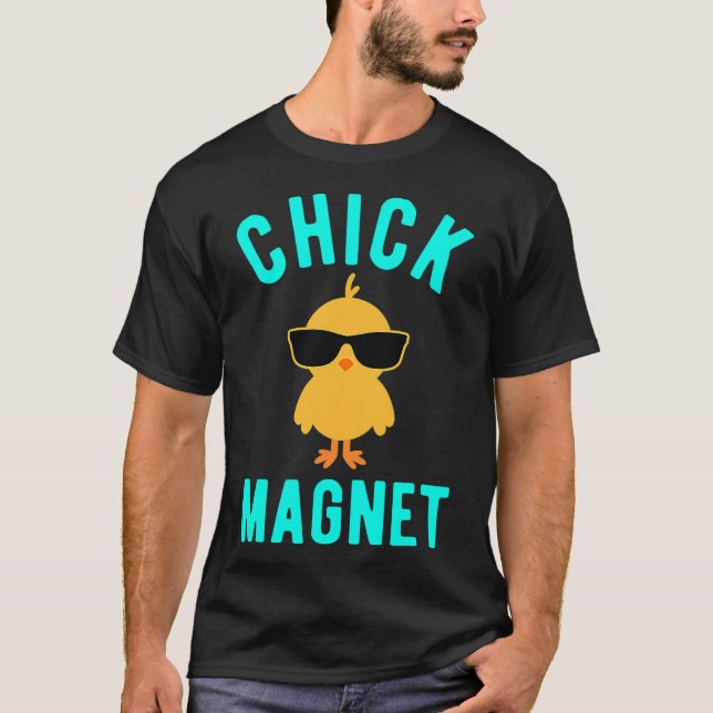 Chick Magnet Shirt Ostern Shirt für Jungen Kind (Vorderseite)
