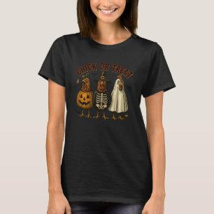 Chick Or Treat Grusel-Huhn Halloween Grusel-Meer T-Shirt