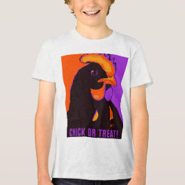 Chick ou traiter Halloween Pop Art Chicker Tshirt