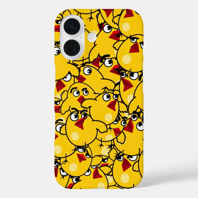 Chick Pattern Phone Case (Rückseite)