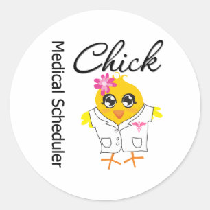 Chick Runder Aufkleber