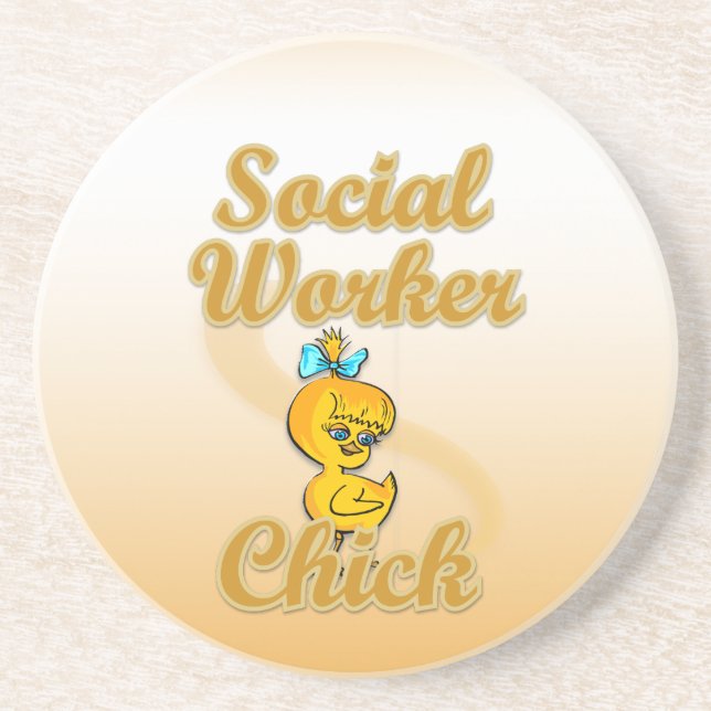 Chick Sandstein Untersetzer (Vorne)
