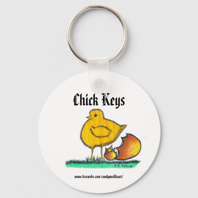 Chick Schlüsselanhänger (Vorderseite)