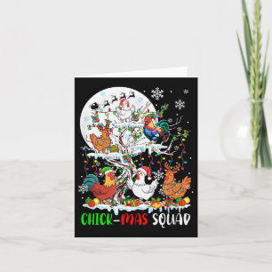 Chick Squad Xmas Group Karte