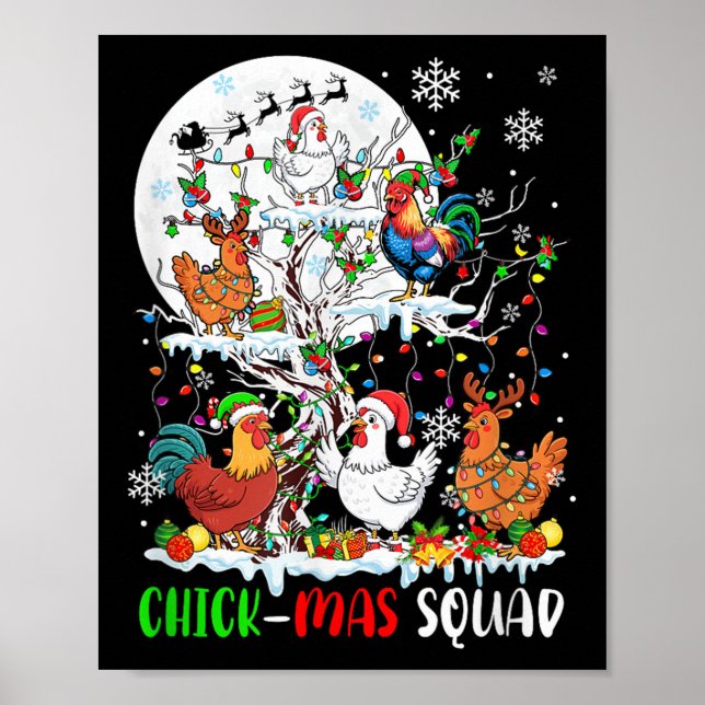 Chick Squad Xmas Group Poster (Vorne)