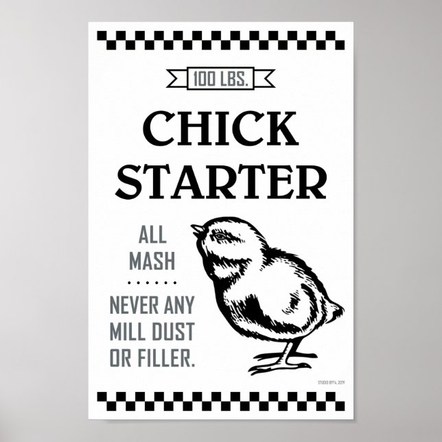 CHICK STARTER POSTER (Vorne)