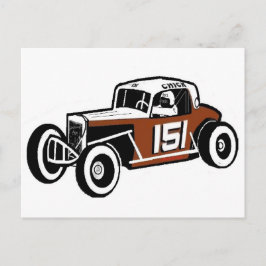Chick Stockwell Old Time Race Car Racearena Postkarte