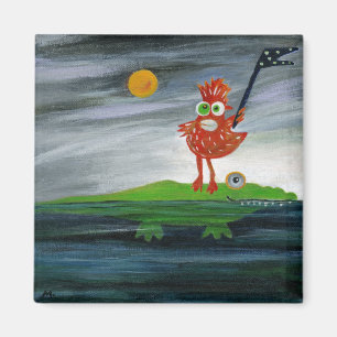 Chick und Crock Magnet