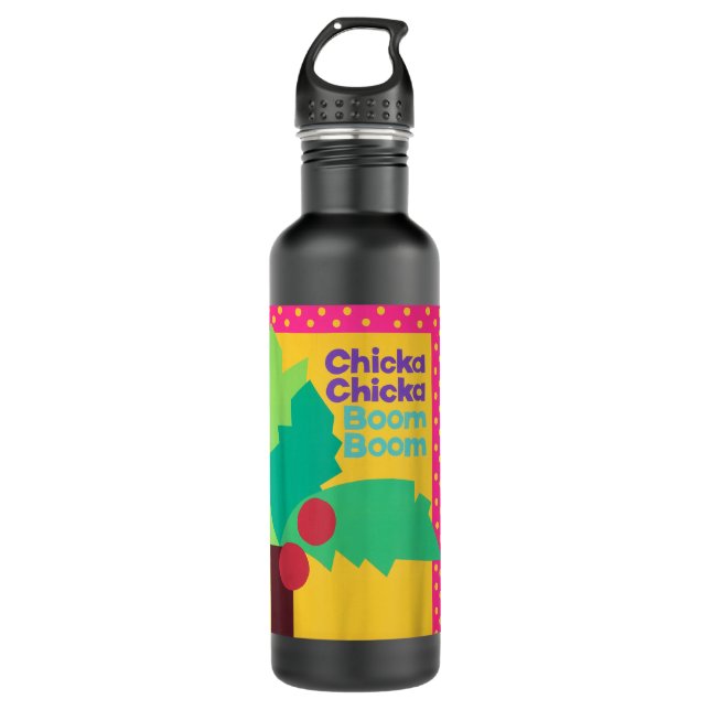 CHICKA CHICKA BOOM BOOM BOOM BOOM EDELSTAHLFLASCHE (Vorderseite)