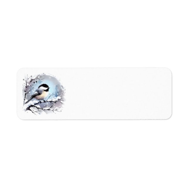 Chickadee Address Labels (Vorne)