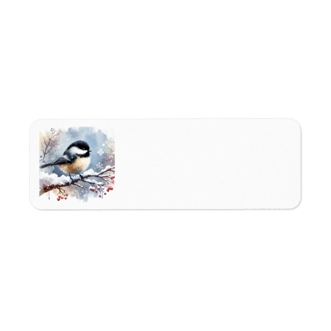 Chickadee Address Labels (Vorne)