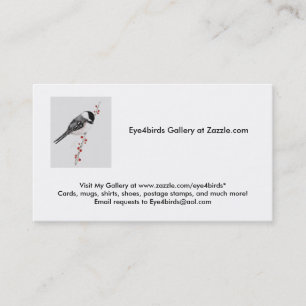 Chickadee, besuchen meine Galerie bei Visitenkarte