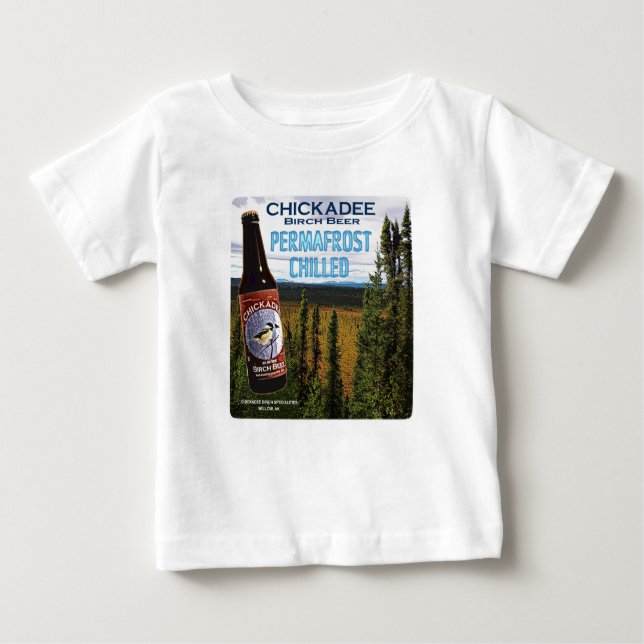 Chickadee Birch Beer Baby T-shirt (Vorderseite)